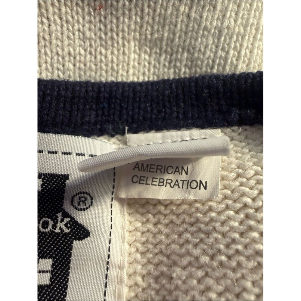 Storybook Knits Embellished Cardigan Women's Size Large American Celebration - Picture 11 of 15